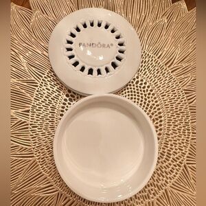 Pandora Cream Ceramic Trinket Holder